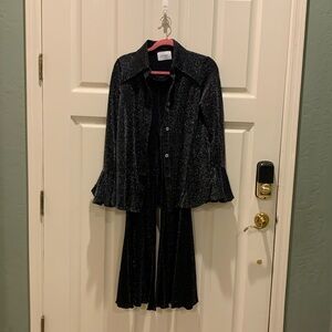 Sleeper Party Black Pajama/ pant set XS
